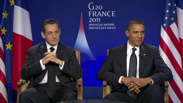 Snak. Mikrofonerne på G20-mødet var, angiveligt ved et uheld, stadig tændte, da journalisterne opsnappede bemærkningerne mellem Sarkozy og Obama. 
