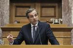 Stolthed. Det handler om national værdighed, siger Antonis Samaras, lederen af Grækenlands konservative parti, som begrundelse for at nægte at give et skriftligt løfte til EU. 
