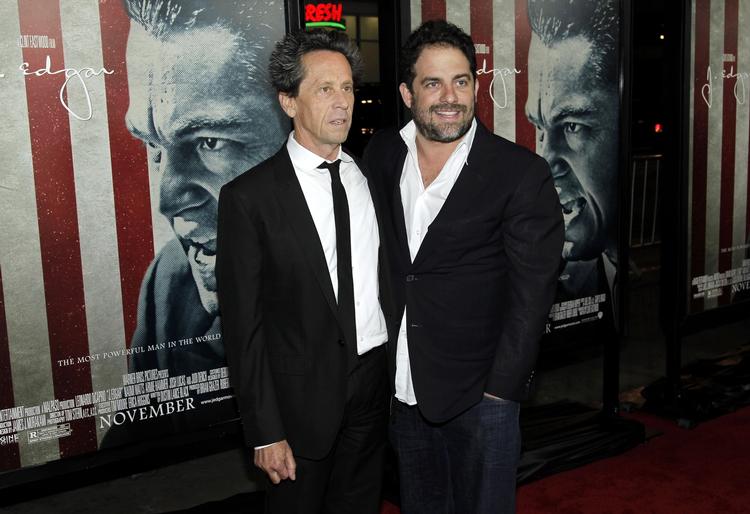 Galla. Brett Ratner (th.) sammen med Brian Grazer ved premieren på Clint Eastwoods nye film 'J. Edgar', som har Leonardo DiCaprio i hovedrollen som J. Edgar Hoover. 