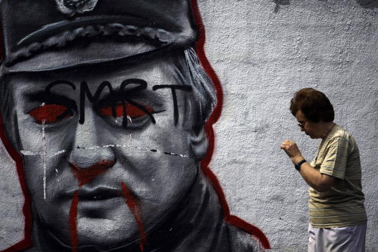 Syg. Den serbiske general Mladic har under sin tid på flugt har haft adskillige hjerteanfald. 