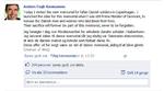 SKUDDERMUDDER. Sådan ser det ud på Facebook for de brugere, der har slået dansk sprog til. Facebook er nu også begyndt selv at spørge om hjælp til at forbedre oversættelserne. 