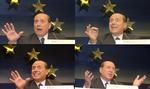 karismatisk. Berlusconi anses for at have gode evner som kommunikatør - ikke mindst på tv. 