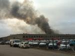 Stor industribygning i brand i Køge