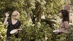 Melancholia. Kirsten Dunst og Charlotte Gainsbourg ses her i en scene fra filmen. 