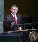 Jordan. Kong Abdullah af Jordan. Arkivbillede. 