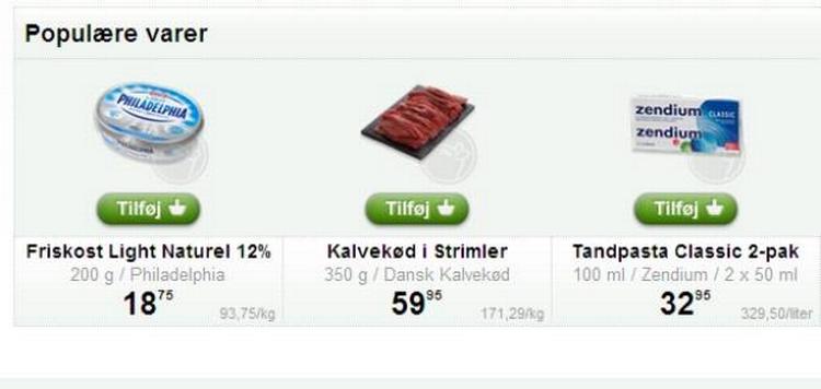 snyd. SuperBest lover samme priser online som i butikken - noget supermarkedskæden ikke akn holde. 