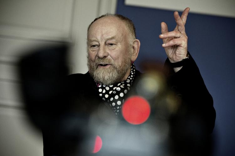 Karikaturtegner. Kurt Westergaard var ifølge den norske anklager et af målene for de tre mænd, som i øjeblikket sidder på anklagebænken i Oslo. 