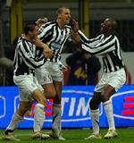 aftalt. Zlatan Ibrahimovic (midt) har scoret for Juventus i den skandaleprægede 2006-sæson, hvor holdet blewv tvangsnedrykket efter en afsløring af matchfixing. 
