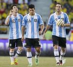 Treenigheden. Messi, Agüero og Higuain var mændene bag den argentinske sejr. 