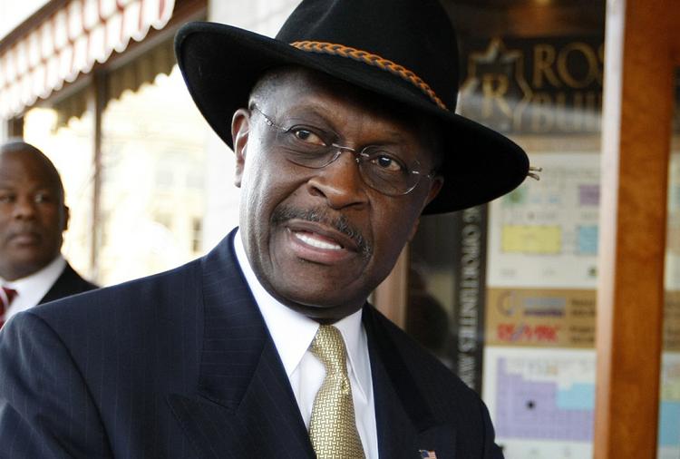 Den republikanske præsidentkandidat Herman Cain forsøger ihærdigt at redde sin bommert på tv natten til i går. 
