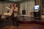 Karaoke i en hotelbar i området omkring Mount Kumgang - et af Nord-Koreas kendteste turistmål. 