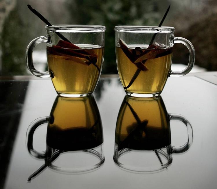 Lunende. Varme drikke kan holde kulden fra døren. Her er det James Prices ciderpunch. 