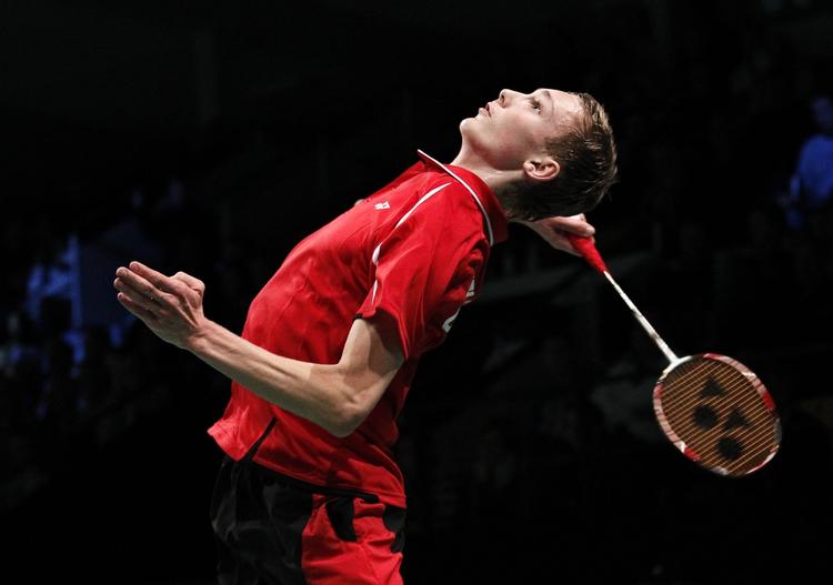 nedspillet. Victor Axelsen fik ikke lang tid på banen, da den førsteseedede Lee Chong Wei slog danskeren i to sæt. 