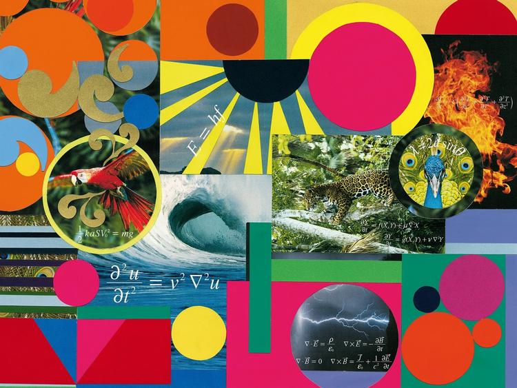 Mysterium. Beatriz Milhazes installation 'O paraiso', viser, hvordan planter og geometriske former kan vokse ud af matematiske formler. Som en slags kalejdoskop, der trækker beskueren helt ind i den geometriske form. På udstillingen i Det Danske Hus føjer Hanne G humor til materialet med sine strikkede objekter. 