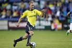 Bænkevarmer. Dennis Rommedahl var også på bænken, da landsholdet mødte Finland i mandags. 