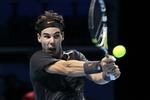 presset. I den første kamp i en måned vandt Rafael Nadal i tre tætte sæt mod Mardy Fish ved sæsonfinalen. 