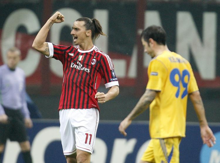 Prestigeduel. Zlatan (t.v.) og Milan er ligesom Barcelona allerede klar til 1/8-finalerne. 