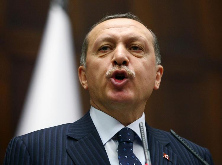 ministerpræsident. Regeringsleder Recep Tayyip Erdogan talte til parlamentet i hovedstaden Ankara. 