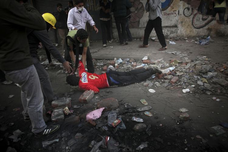 VOLDELIGT. Demonstrationerne i Kairo har indtil videre kostet mindst 30 livet og såret over 100. 