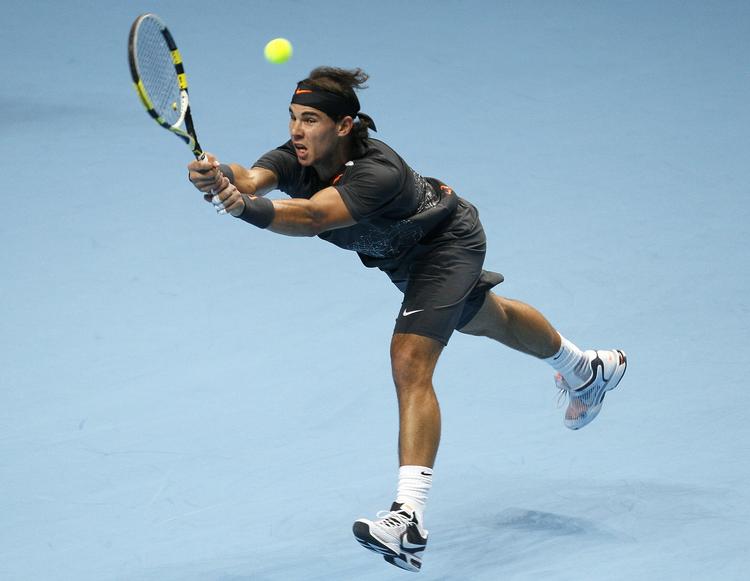 Ups. Rafael Nadal fik et sjældent 'æg' af Roger Federer. 