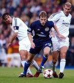 Legender. Både Zidane (t.h.) og Raul (t.v.) regnes blandt de størster profiler i CL-historien. Der er derimod ikke blevet plads til ukraineren Oleg Gusev.... 