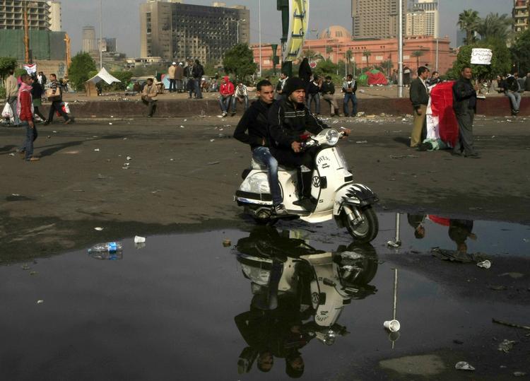 ROLIGT. Det er ikke alle steder i Egyptens hovedstad, at der er bål og brænd. 