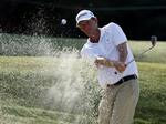 tredjeplads. Anders Hansen var dagens bedste i PGA Championship, men endte et slag fra førstepladsen, der gav omspil. 