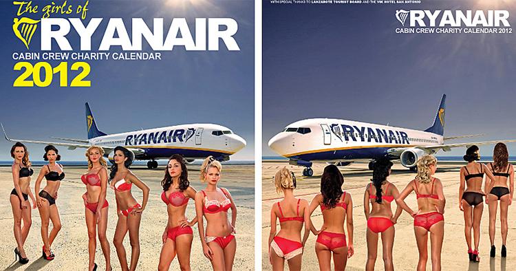 VELGØRENHED. Kabinepersonalets fagforening herhjemme er ikke begejstret for Ryanairs nye kalender. 
