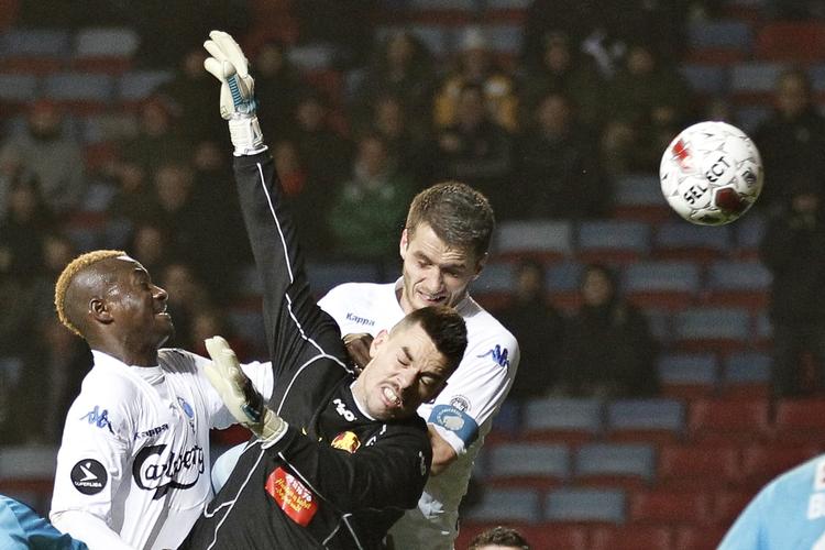 Sejr. Ottesen var på pletten i det 88. minut mod FCN. 