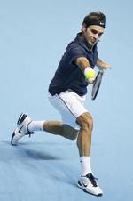 Kongen. Federer er en sejr fra den sjette slutspilsgevinst i karrieren. 