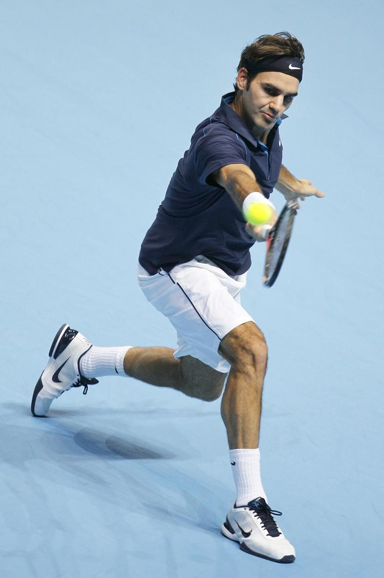 Kongen. Federer er en sejr fra den sjette slutspilsgevinst i karrieren. 