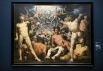 morale. Christian IV var ikke bare en stor kunstelsker. Han omgav sig især med malerier, der formanede om at bruge magt med ydmyghed. Som her på Cornelis van Haarlems 'Titanernes fald', hvor halvguderne betaler prisen  for at udfordre guderne. 