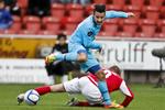 tophold. FC Nordsjællands Mikkel Beckman viste flere prøver på sin farlighed i kampen mod Silkeborg. 