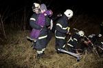 Brandfolk udstyret med lygter måtte vise vejen for de omkring 25 passagerer, der pludselig var strandet i et S-tog ude midt i en skov mellem Birkerød og Hillerød. 