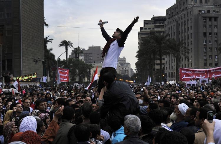 PROTEST. I mere end en uge har unge egyptere demonstreret mod landets militære styre. 