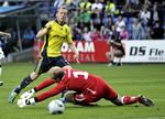 Salgbar. Landsholdsspilleren Michael Krohn-Dehli er formentlig Brøndbys slagsobjekt. 