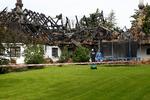 Brand. Sådan så Stig Tøftings hus ud, efter at flammerne havde haft fat i det. 