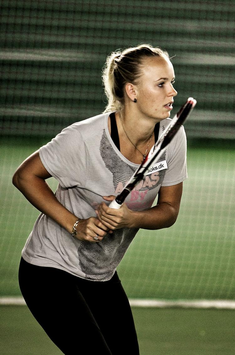 Uantastet. Inden over eller ved siden af Caroline Wozniacki . 
