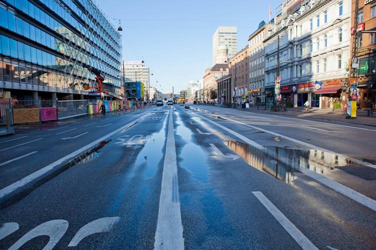 Forandring. Som en del af et nyt projekt til mere end 30 millioner skal der skabes et grønnere, tryggere og bedre byrum i Vesterbro Passage mellem H.C. Andersens Boulevard og Bernstorffsgade. 
