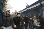 STORMLØB. Iranske studerende er utilfredse med Storbritanniens nye sanktioner mod Iran. 