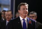FORTØRNET. David Cameron vil i den kommende tid sammen med det britiske parlament drøfte, hvordan Storbritannien skal gengælde angrebet på den britiske ambassade i Iran. 