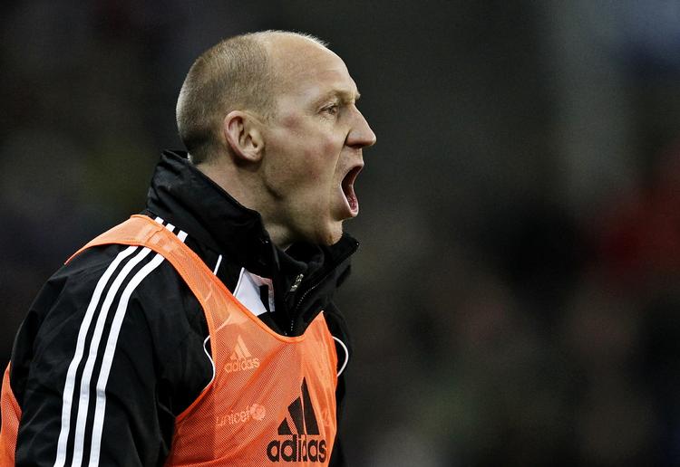 Coaching. Auri Skaubalius formåede ikke at bringe energi ind i sit hold i kampen mod Horsens. 