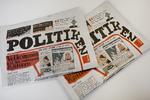 Ny avis. Redesignet af Politiken byder bl.a. på nye journalistiske højdepunkter, indførsel af 'dagens tema' i 1. sektion og nye emneord, som bliver markeret med røde, fede typer. 