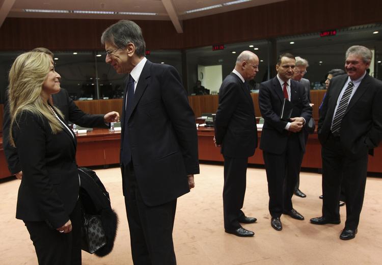 MINISTERMØDE. EU's udenrigsministre mødtes i dag i Bruxelles. 