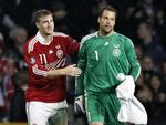 EM-klar. Nicklas Bendtner og Thomas Sørensen er sikre mænd i Morten Olsens trup til europamesterskaberne i Polen og Ukraine. 