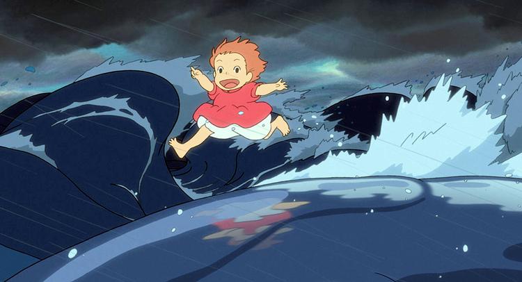 Flodbølge. I Miyazakis film 'Ponyo på klippen ved havet' (2008) bliver Japan ramt af en flodbølge. Nu planlægger instruktøren at lave en film om det store jordskælv, der ramte øriget 11. marts 2011. 