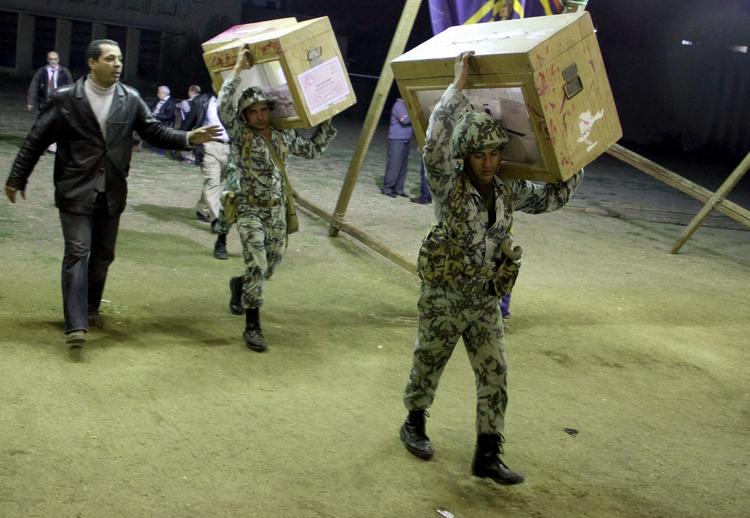 FÆRDIG. Stemmerne fra første runde af det egyptiske valg er nu optalt. 