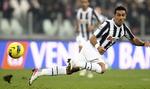 førsteplads. Juventus-angriber Fabio Quagliarella header mod mål i kampen mod Cesena. 