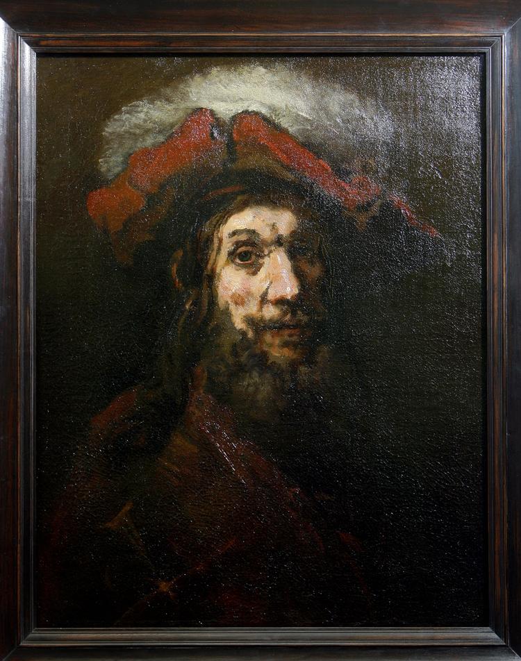 Portræt. Der er mange kopier i omløb af den hollandske 1600-talsmaler. "Korsridderen" (billedet) er dog ægte nok og kan ses på Statens Museum for Kunst. 
