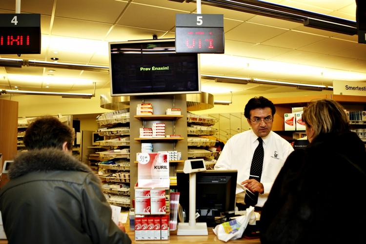 Diskretion. Næsten hver 7. apotekskunde savner mere diskretion. (Arkivfoto) 